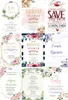 Greeting Cards 57x57inch Customized Personalized Wedding invitations 5X7 inch Sweet XV Quinceanera Birthday Invites RSVP card 50pc 230824