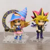 Action Toy Figures Doll Yu-Gi-Oh! Dark Magician Girl Yugi Assemble Change Face Action Figure Hobbies Model Ornament Toy