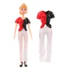 Partihandel mix 10st 30 cm docka kläder kläder barbie amerikansk tjej byter leksakskläder byxor