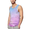 Canotte da uomo Divertente Clound Daily Top Raffica di vento Palestra Grafica da uomo Streetwear Gilet senza maniche Big Size 4XL 5XL