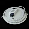 Dimbaar LED-paneel Licht Ultra dun plafond inbouwdownlight 3w 4w 6w 9w 12w 15w 25w Ronde LED Spot Light AC85-265V HKD230825