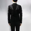 Mäns kostymer Casual Suit Brodery Fashion Jacket Trend Fall Stage Performance Cloth