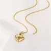 Pendant Necklaces Luxury Zircon Crystal Heart Necklace For Women Engagement Wedding Choker Collar Chain Korean Style Jewelry Gift