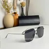 Men and women with the same fashion sunglasses 2023 new retro fashion personality square frame gold wire gradient design trend DIITTAES160 slim outdoor DTS162xinji