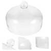 Mugs Round Cake Pans Glass Dome Cover Plate Protective Desktop Dessert Practical Tray