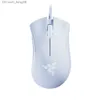 Souris de jeu filaire Razer DeathAdder Essential souris ergonomique avec capteur optique 6400 DPI 5 boutons programmables blanc Q230825