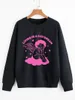 Dameshoodies Leven in een dagdroom Sweatshirt Leuke engel Grafische print Truien Damesmode Katoen Casual Vintage Tops