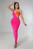 Casual Dresses Lovelysales For Women 2023 Suspender Sexy Cutout Dress CN(Origin) 9130