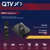 QTV X5 Android 10.0 TV Box Middleware Receiver AllWinner H616 2GB 8GB 2.4G 5G WIFI 4Kセットトップボックスオットメディアストリーマボックス