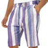 Męskie szorty modne plażę szeroką nogę letnie mecz sznurka