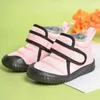 Sneakers New Winter Children Cotton Shoes Baby Casual Soft-soled Warm Cotton Boots Boys and Girls Fashion Short Snow Boots L0825