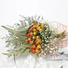 Fiori decorativi Bouquet di fiori secchi Arte Manuale fai da te Disposizione delle piante Collocazione Pografia Puntelli Gypsophila Decorazione della festa domestica