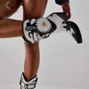 Nakış Botları Topuklu Pu Deri Kovboy Ayak Bileği Çiçeği Kadınlar İçin Cowgirls Batı Tasarımcı Ayakları BOOTIT BOYUTU 43 T230824 528