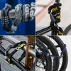 Bike Locks ULAC Bicycle Lock MTB Road Bike Chain Anti-theft Password Lock Ultra-light Portable Studry Lock Safety Stable Bike Accessories 230824