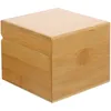 Horlogedozen Flip Top Bamboe Box Vitrine Voor Mannen Enkele Houder Boderry Horloges Container Reizen Sieraden