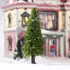 Decorative Flowers 15pcs Frosted Model Trees Miniature Train Railways Architecture Tree Railroad For DIY Craft Scenery Landscape