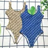 23SS Designer Swimsuit Women Vintage Thong Micro Cover Up Womens Bikini Set Swimwear Printed Bathing Summer Beach Wear Swimming Sime 124