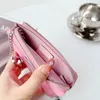 Designer plånbok mynt handväska nyckelringar zippy lady kedja plånböcker vik korthållare pass kvinnor blommor plånböcker nyckelpåse 9 färger