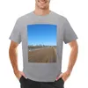 Polos pour hommes Route dans la campagne des champs. T-Shirt T-Shirts Graphiques T-Shirt À Manches Courtes Pour Hommes