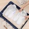 Storage Bags 10Pcs/Set Shoe Dust Covers Non-Woven Dustproof Drawstring Clear Bag Travel Pouch Drying Shoes Protecter