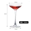 Bicchieri da vino Kimura Coppa in vetro Calice a bocca larga Martini Cocktail per bere champagne al bar