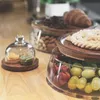 Flaschen Gläser Kreative Glas Lebensmittel Vorratsbehälter mit Holzdeckel Küche Snack Obst Süßigkeiten Nuss Kleinigkeiten Organizer für 230825