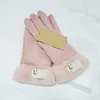 Diseñador Carta Guantes Invierno Otoño Moda Mujer Guante de cachemira con encantador Deporte al aire libre Inviernos cálidos Guantes