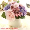 Decorative Flowers Simulated Flower Set Fake Silk Roses Sunflowers Home Office Shopping Mall Decorations