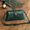 Midjepåsar 2023 Casual Leather Shoulder Retro Handgjorda Doctor Bag Clutch Crossbody Women Vintage Style Travel Handväskor Messenger 230823