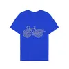 Heren T-shirts Heren Merk T-shirts Montain Bike Fietsen Print Shirt T-shirt T-shirt Korte mouw Tops Fiets Geweldige zomer