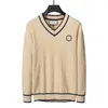 New Fashion brand Sweater For Mens Pullover O-Neck Slim Fit Jumpers Knitred Woolen Winter sweater striped fashion men