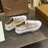 Designer sneakers män skor vintage check skor plattform sko pläd sneaker tryck canvas sko rand sneaker kvinnor läder tränare