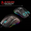 J900 USB-Gaming-Maus mit RGB-Licht, Gamer-Mäuse mit sechs einstellbaren 6400 DPI Honeycomb Hollow Ergonomisches Design-Maus Q230825