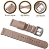 Watch Bands Military Nylon Quick Release Quality Straps and Heavy Duty Brushed Buckle 18mm 20mm 22mm 24mm 230825