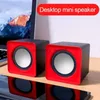 Mini Desktop Computer Speaker USB Wired Speakers Universal Stereo Sound Surround Loudspeaker For PC Laptop Notebook HKD230825