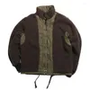 Jaktjackor Taktisk militär enhetlig marin N1 -däck Suit USN Mäns Autumn Winter Wintered Cotton Jacket Outdoor Camping Vandring Wool Coat