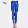 Leggings das mulheres calças brilhantes mulheres moda cetim opaco sexytights brilhante magro alto elástico yoga natação esportes musculação S-3XL