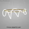 ミニマリストのクリエイティブデザインペンダント照明リビングルームダイニングルームの寝室屋内照明備蓄ランプハンギングランプHKD230825