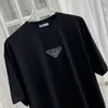 Designer de manga curta camisa casual hip hop street wear verão moda alta rua algodão camiseta moletom respirável homens e mulheres