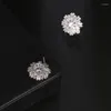 Stud Earrings Bettyue Ingenious Fashion Snowflake Appearance Noble Earring For Women&Girls Delicate Cubic Zircon Ornament Charming Jewelry