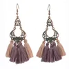 Dangle Earrings Ethnic Bohemia Women Fringed Tassel Drop Jhumka For Festival Turkish Jewelry Pendientes Oorbellen