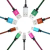 Neues 1M/3ft Schlangengewebe aus geflochtenem Aluminium für Micro-Typ-C für andere USB-Kabel, gewickeltes Ladegerät, Datensynchronisierungskabel für Mobiltelefone, Tablet-PC, 5 Farben