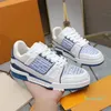 Tasarımcı Sneakers Classic Men Trainer Sıradan Ayakkabı Vintage Platform Eğitmenleri Denim Monogramlar Ayakkabı Kauçuk Tuval Deri Sneaker 35-45