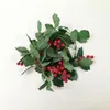 Fiori decorativi 2023 Chritmas Foglie verdi artificiali Rattan Piante finte per la decorazione domestica Decorazione di nozze