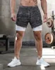 Shorts masculinos Anime Berserk Guts Shorts de ginástica masculino para fitness 2 em 1 Shorts de desempenho de secagem rápida Múltiplos bolsos Calças curtas esportivas Verão 230824