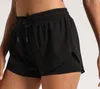 Running Shorts Girl Woman Ajusterble Hollow Out Sport Yoga Tennies Badminton Fake Two Pieces Pants