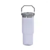Bouteilles d'eau 30oz Bingba Cup en acier inoxydable isolé avec poignée grande capacité portable voyage d'affaires cadeau voiture