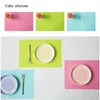 Table Runner 1pc Thick Waterproof Silicone Placemat Baking Insulation Pad Desk Mat Student Children Non-slip Anti-slip