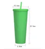 24 unz/710 ml kubki kubki syrena bogini plastikowy kubek kawy Bright Diamond Starry Straw Cup Durian Scale Scale Cups Produkt z logo