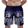 Men's Shorts Coraline Shining Stars Board Halloween Haunted Eyes Snapperspooky Cartoon Hawaii Beach Short Pants Design Trunks